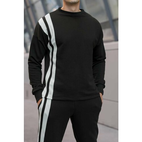 фото Спортивный костюм cozyworld, размер 48-50, черный, белый