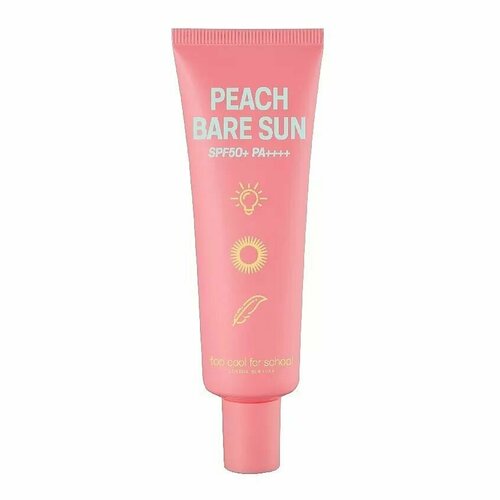 TOO COOL FOR SCHOOL Крем для лица солнцезащитный SPF50 Peach Bare Sun 50 мл 2000₽