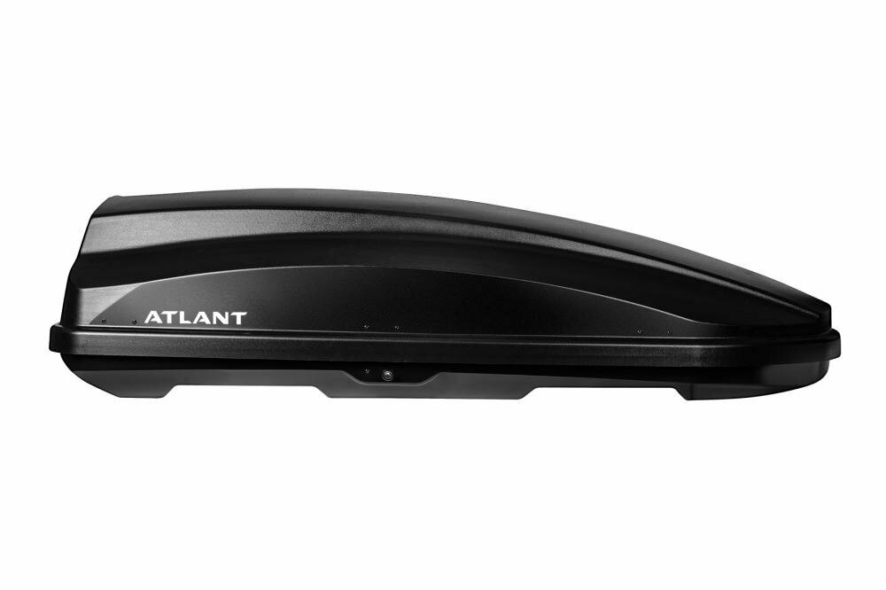 Бокс на крышу Atlant Breeze XXL 510 л черный матовый 220х80х45 арт: At-24526