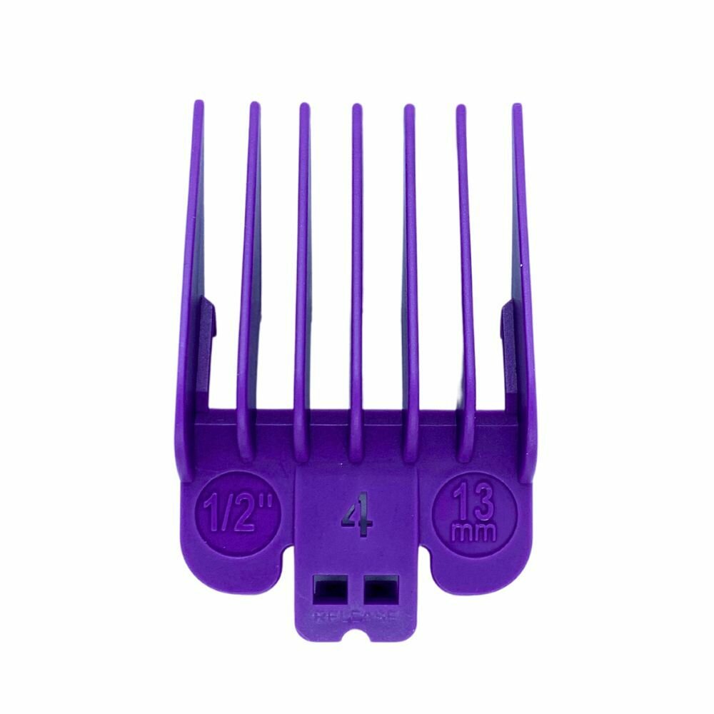 Насадка пластиковая DiBiDi 13 мм для машинок Wahl, BaByliss Pro, JRL (Фиолетовый)