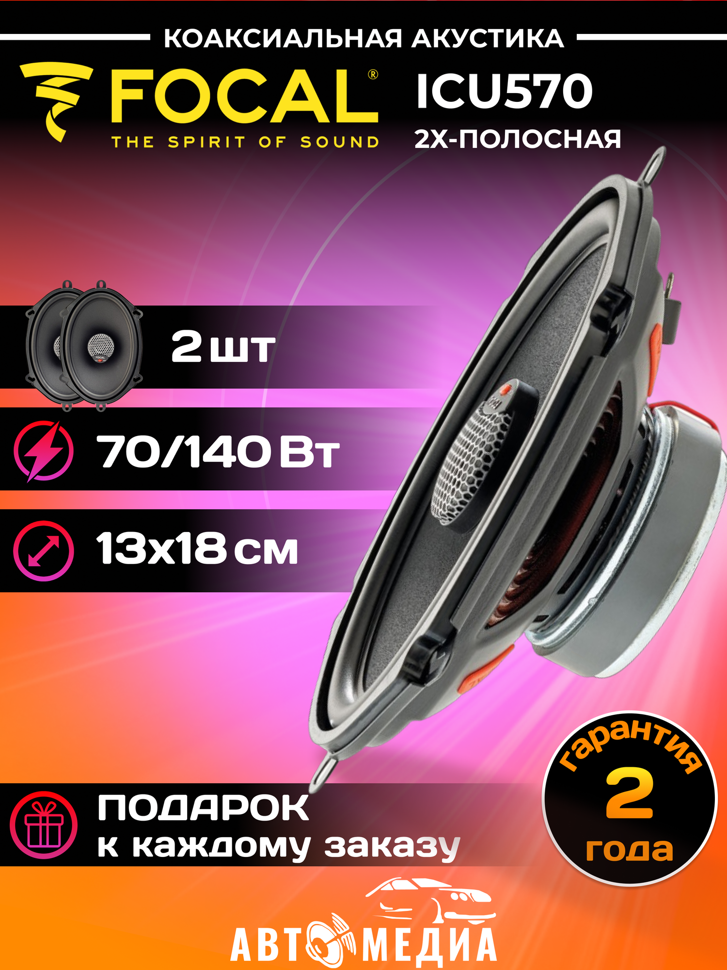 Автомобильная акустика Focal ICU570