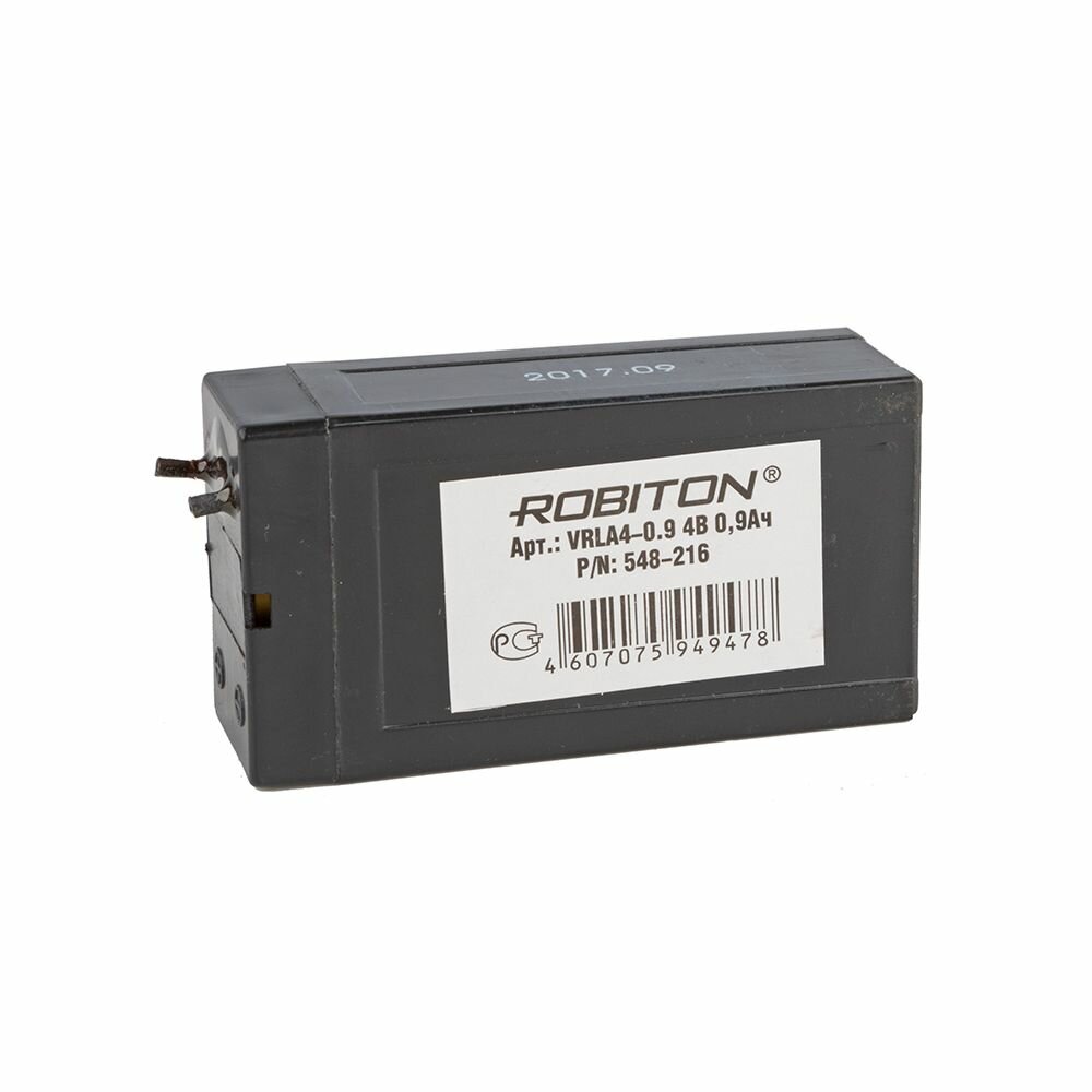 Аккумулятор свинцово-кислотный ROBITON VRLA 4-0.9 4V 0.9Ah