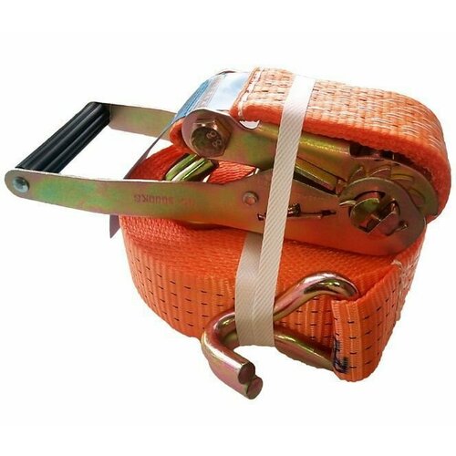 Стяжной ремень для крепления груза с трещеткой 6 метров