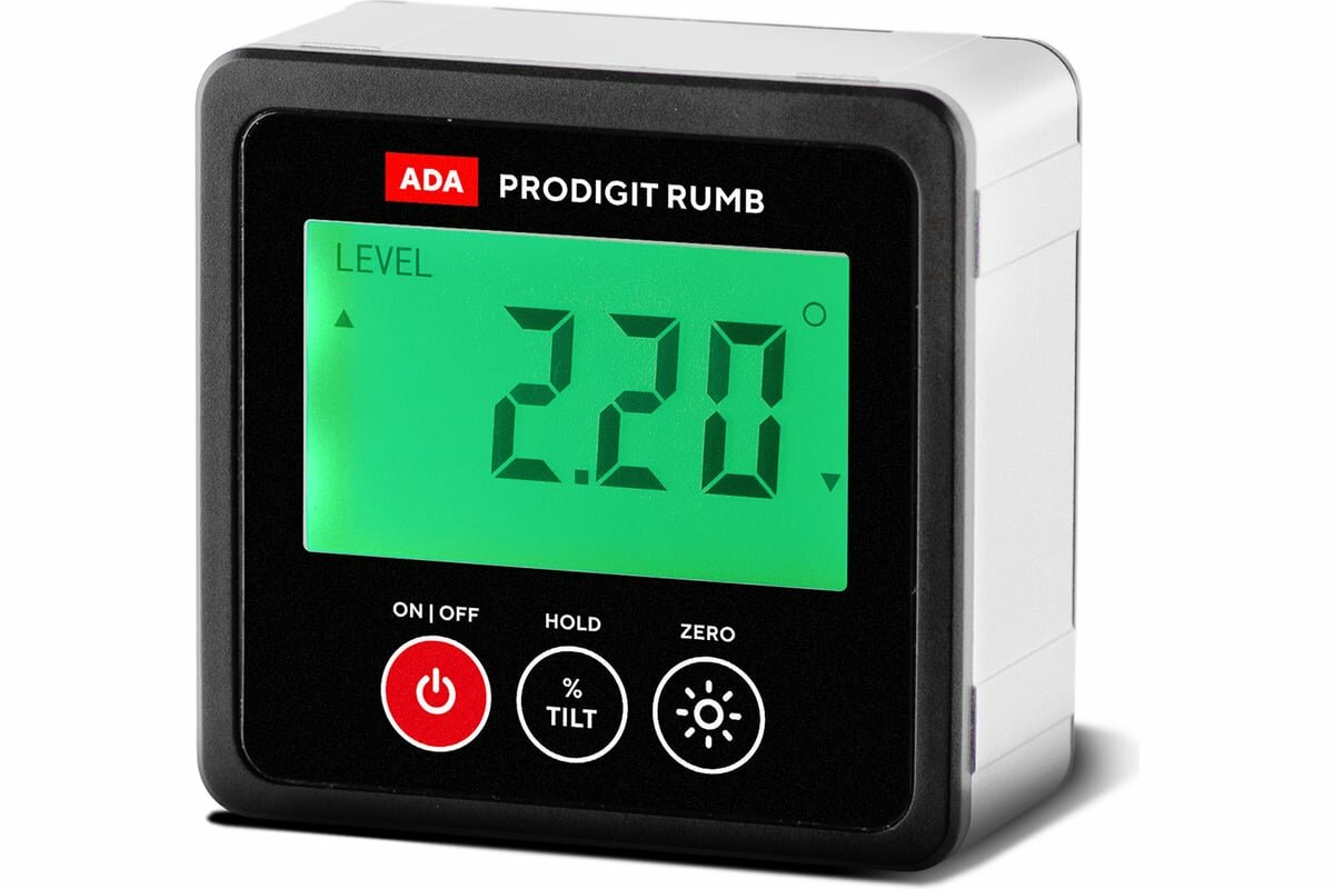 ADA Pro-Digit RUMB A00481 Цифровой уровень-угломер с точной индикацией и калибровкой