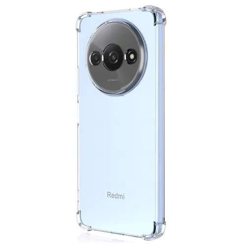 Противоударный прозрачный чехол с защитой камеры для Xiaomi Redmi A3/ Xiaomi Poco C61 (Редми А3/Сяоми Поко С61) — фото 1