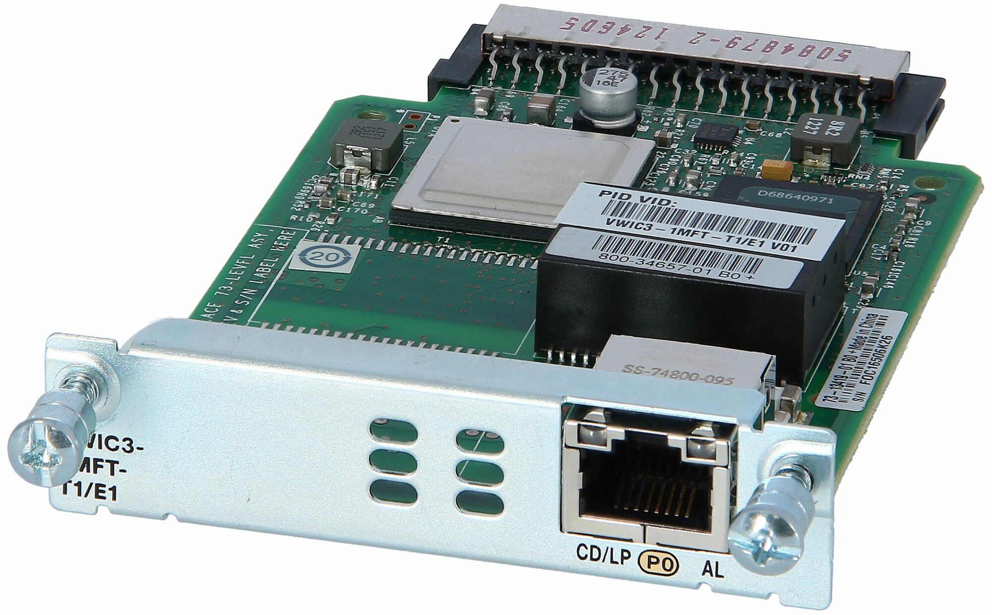 Модуль Cisco VWIC3-1MFT-T1/E1 1хRJ-45 100 Мбит/с T1/E1