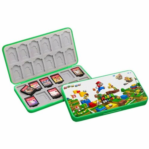 Кейс для хранения 24 игровых картриджей Super Mario 3D Land (Switch)