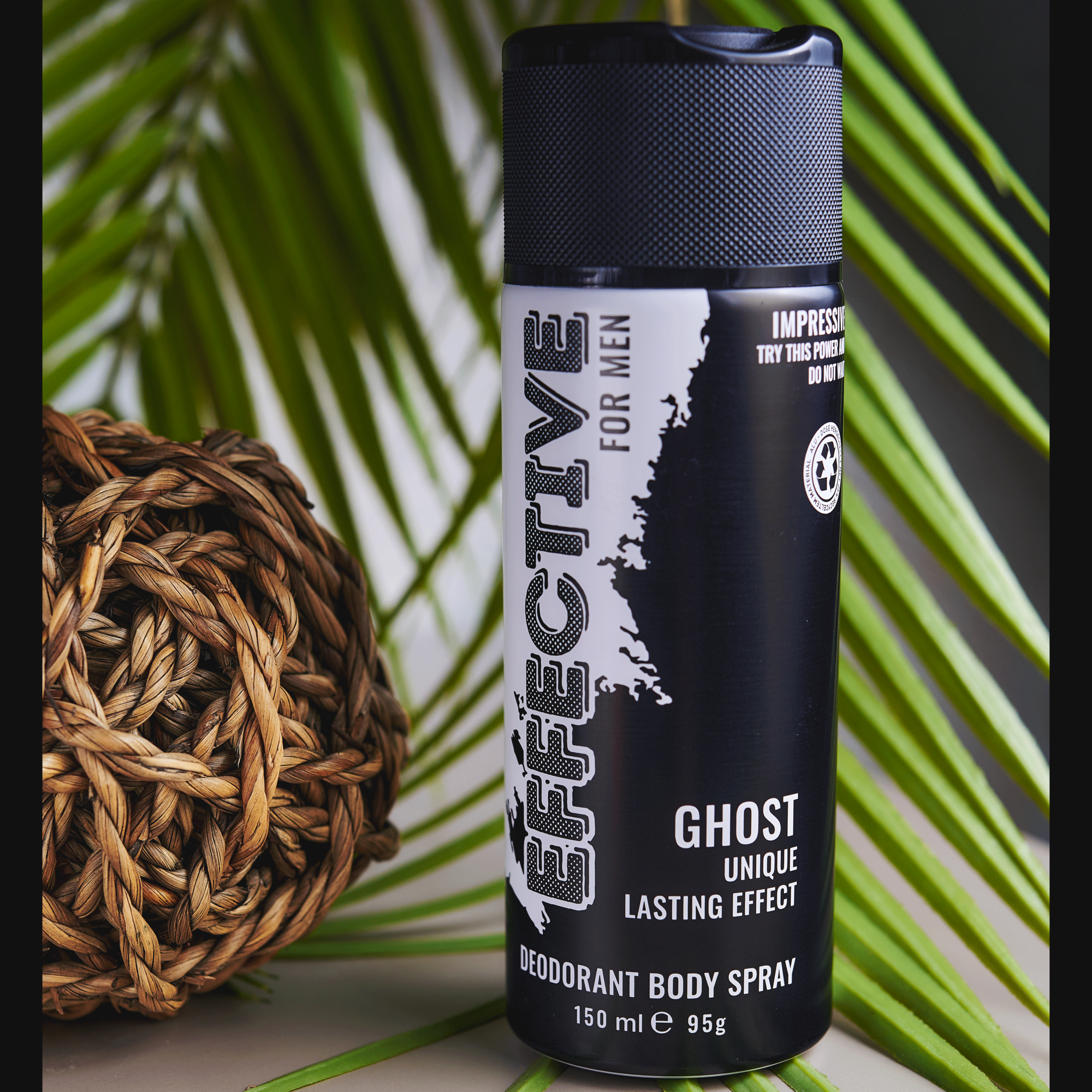 Дезодорант Effective "GHOST", мужской, парфюмированный спрей, 150мл — фото 1