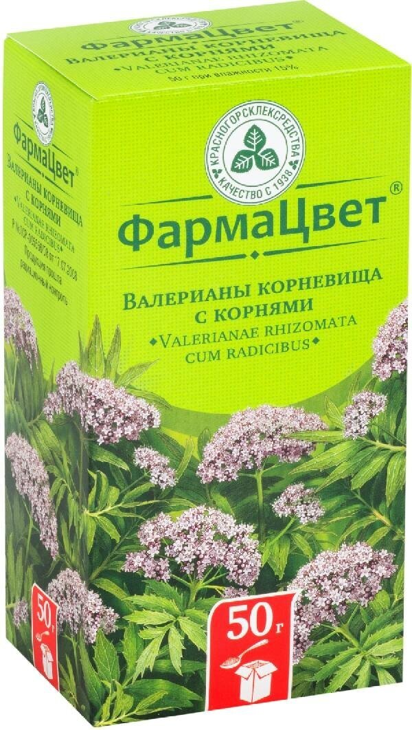 Изображение Валерианы корневища с корнями (Красногорсклексредства), 50 г