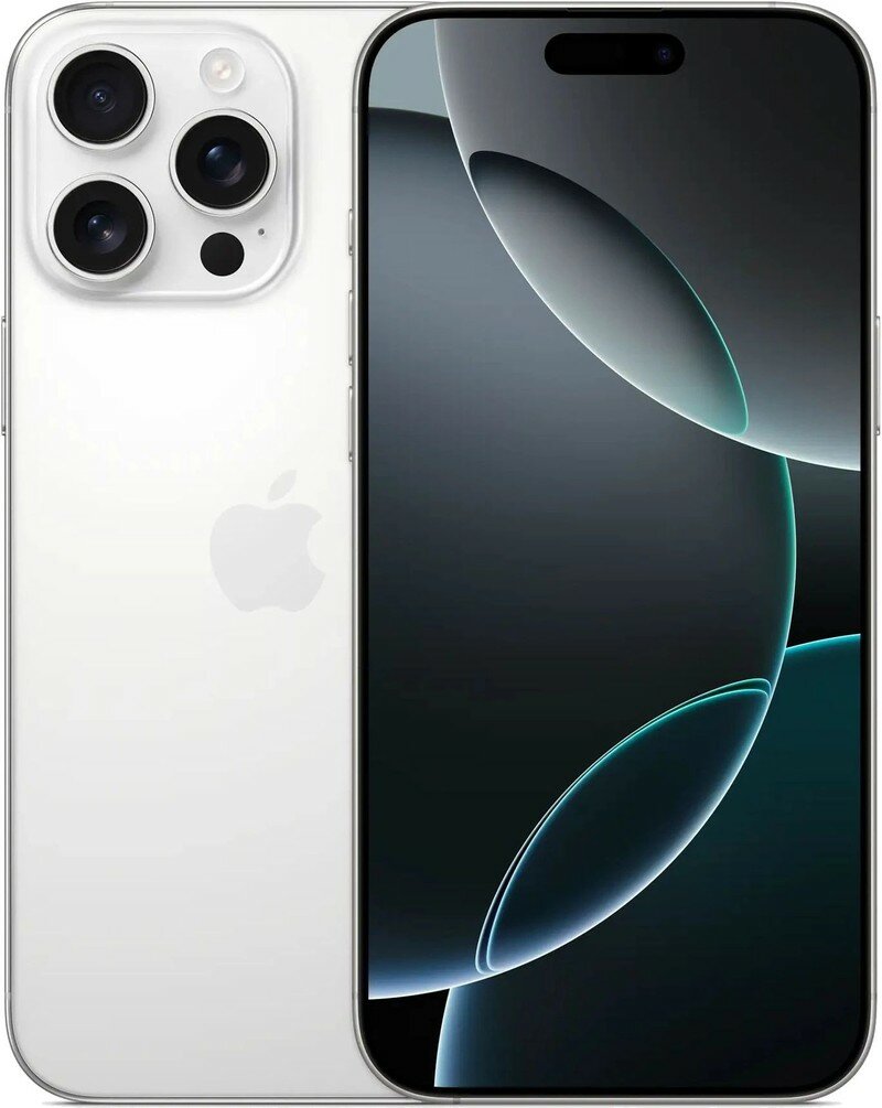 Смартфон Apple iPhone 16 Pro Max 256Gb, A3295, белый титан