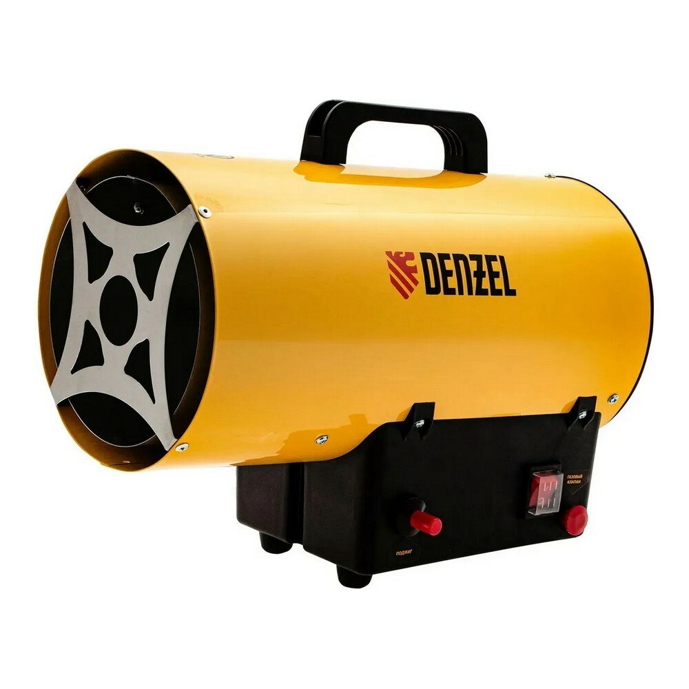 Тепловая пушка газовая Denzel GHG-10 Yellow/Black