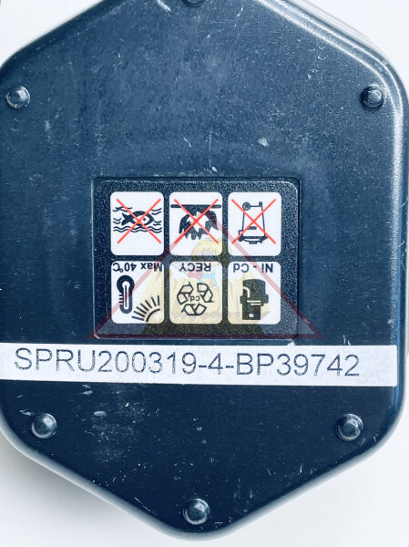 Изображение Батарея аккумуляторная (NiCd 14,4V 1,4Ah черный) для дрели-шуруповерта Sturm! CD3314-45 (ZAP43686) №1408