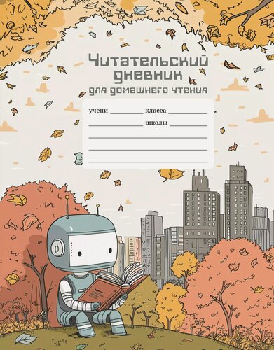 Изображение товара Читательский дневник школьника для домашнего чтения