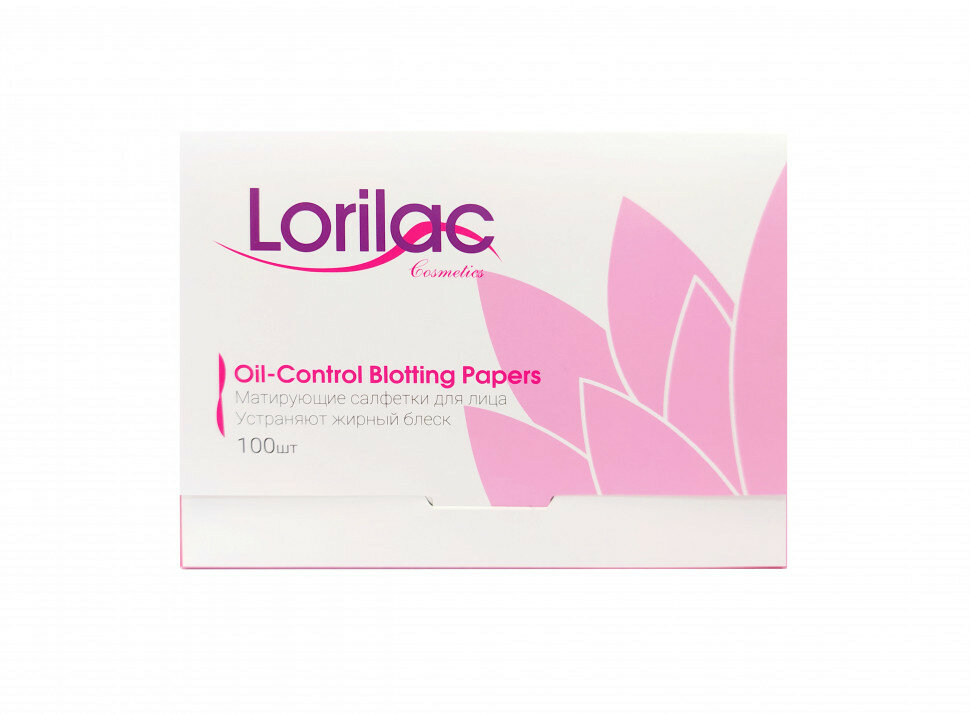Матирующие салфетки для лица Lorilac Oil-Control Blotting Papers 100шт — фото 1
