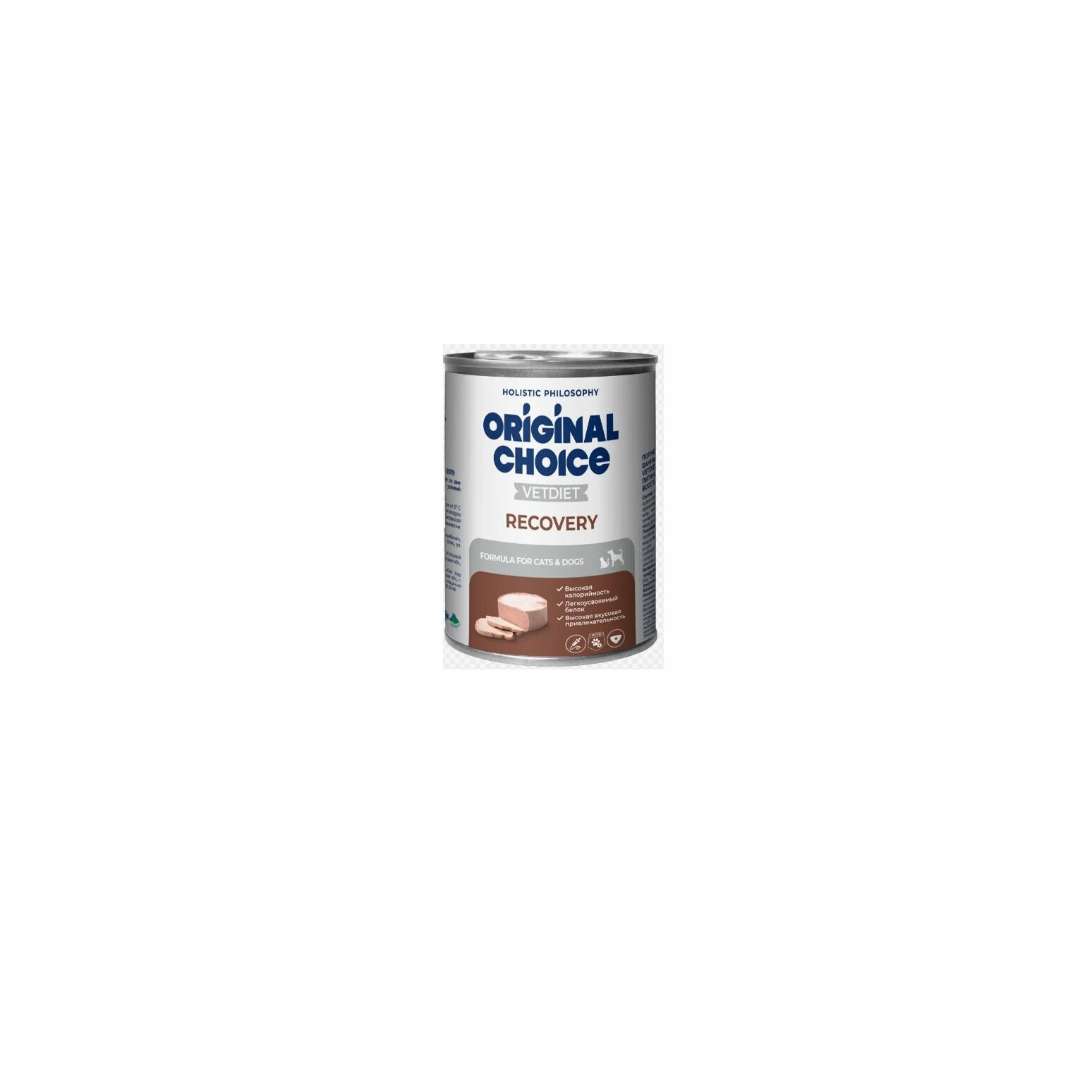 ORIGINAL CHOICE Консервы для собак и кошек, восстановительная диета, VETDIET Recovery, 340 г