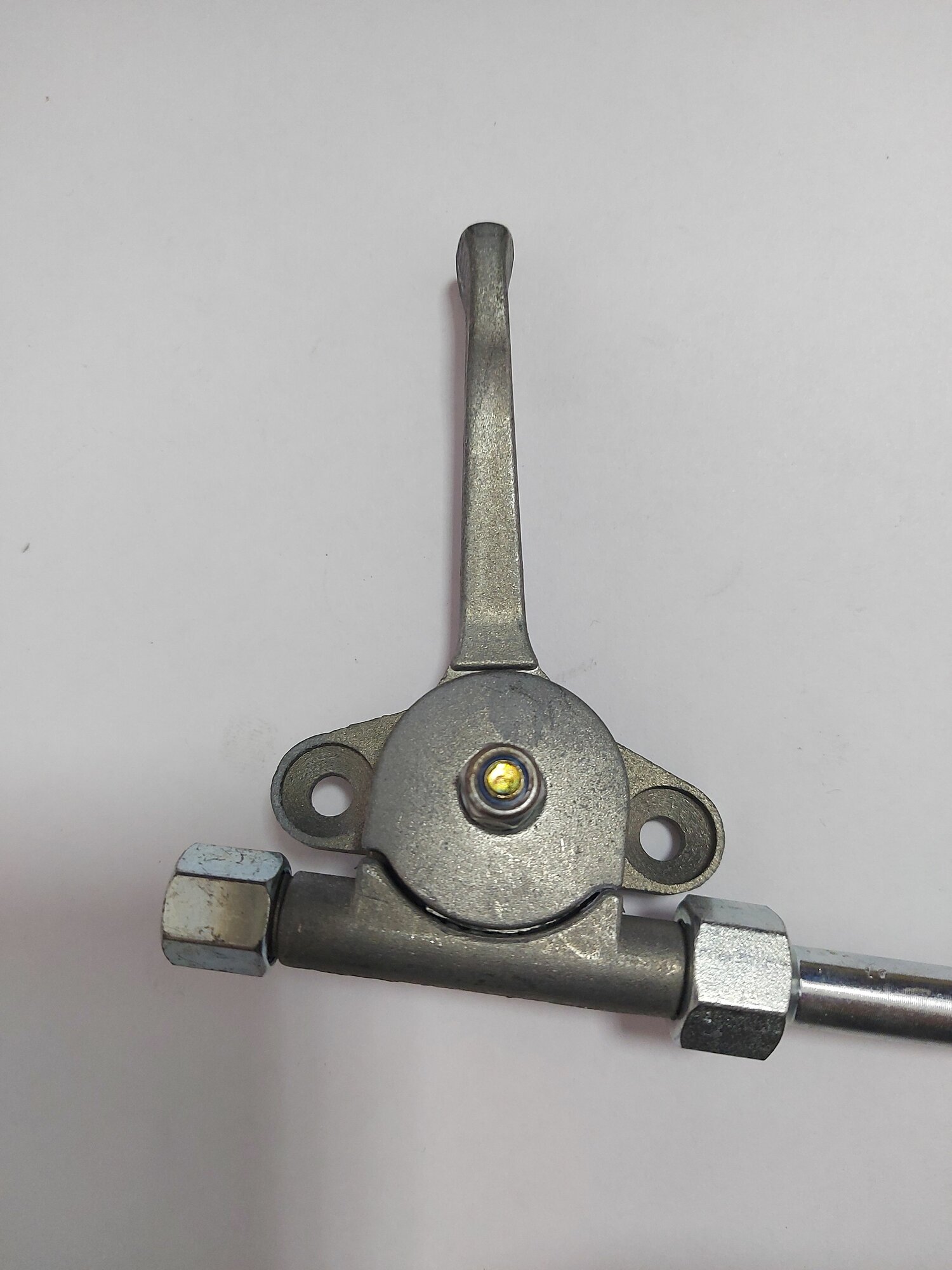 Ручка газа в сборе с тросиком (алюминий) (длина 1 метр)