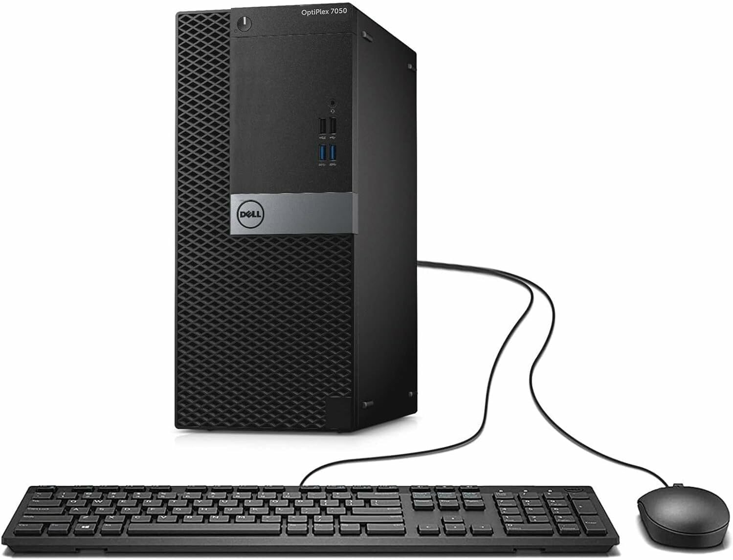 Офисный ПК Dell Optiplex MT, i5-14500, 8ГБ, 512ГБ SSD, DVD, Ubuntu, мышь и клавиатура