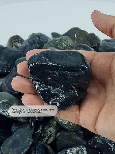 Изображение товара Камни для бани и сауны Нефрит шлифованный 20-40 мм 10 кг