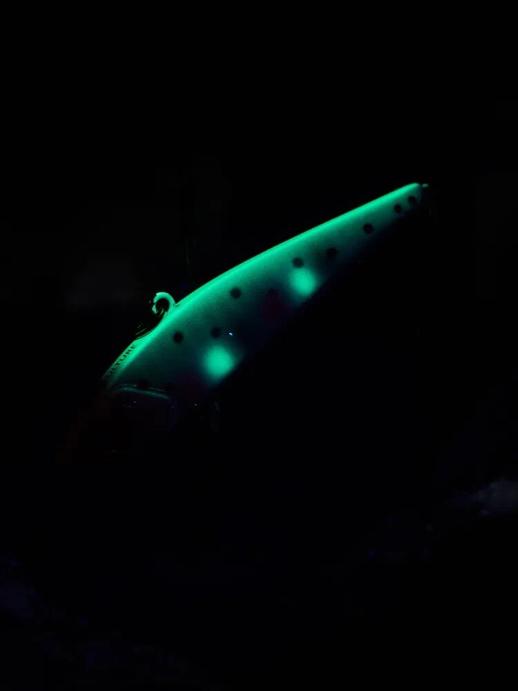 Ратлин для зимней рыбалки на судака Виб раттлин на судака, форель; воблер зимний глубинный Eclipse Mini Slight (7,5 см) — фото 1