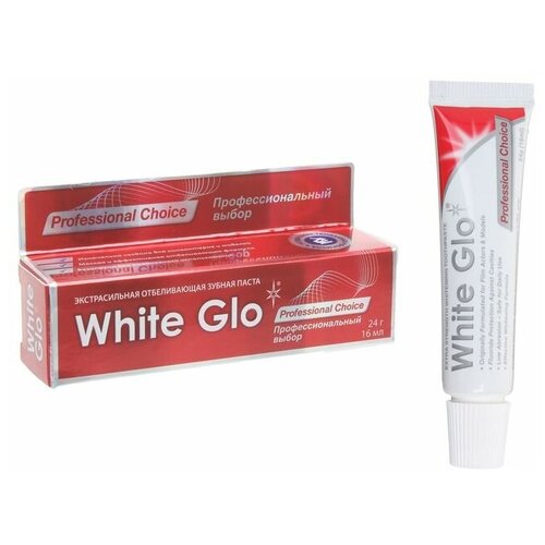 White glo Отбеливающая зубная паста White Glo "Профессиональный выбор", 24 г