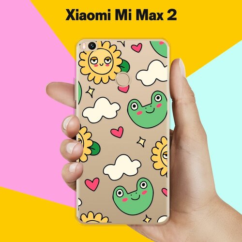 Силиконовый чехол на Xiaomi Mi Max 2 Солнце / для Сяоми Ми Макс 2