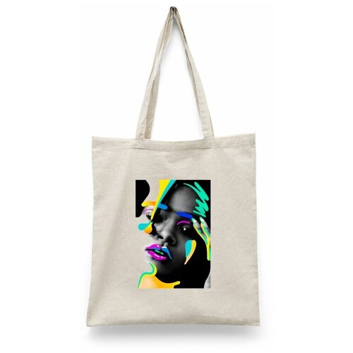 фото Сумка шоппер каждому своё, бежевый