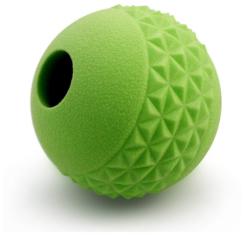 Triol игрушка AROMA для собак из термопластичной резины "Мяч", d 64 мм - фотография № 1