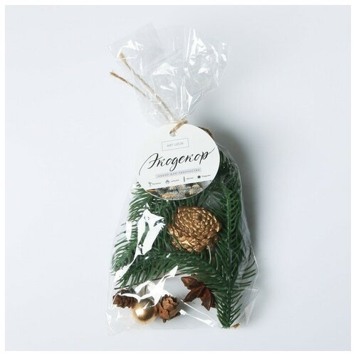 фото Набор декора «золото»,14х17 4506463 арт узор