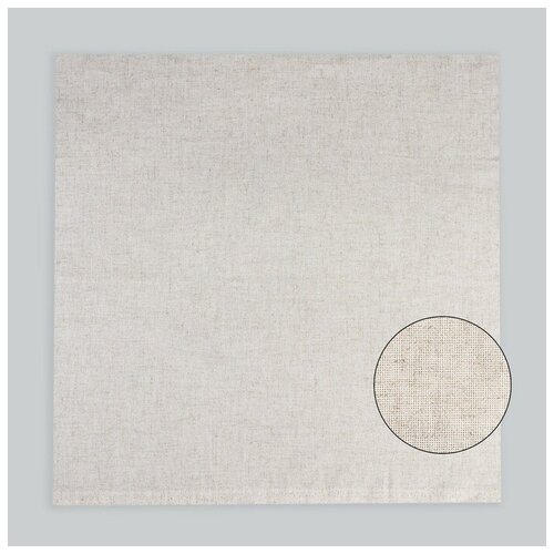 Канва для вышивания равномерного переплетения 5050см хлопок Aida 16 бежевый 9257676 503₽