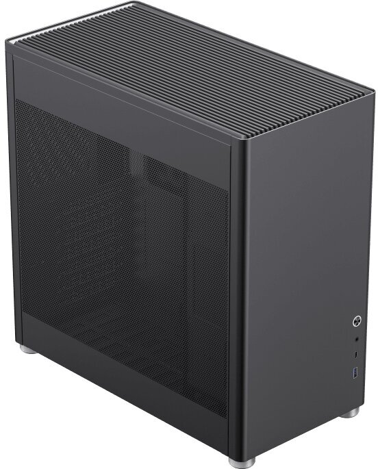 GameMax Компьютерный корпус, без блока питания ATX/ Gamemax MeshBox Black ATX case, black, w/o PSU, w/1xUSB3.0+1xType-C, 1xCombo Audio