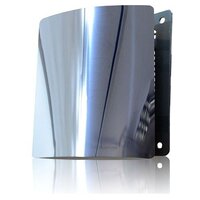 Решетка на магнитах РД-170 Нержавейка зеркальная с декоративной панелью 170х170 мм