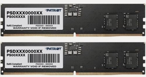 Изображение товара Оперативная память Patriot Memory DDR5 32GB (2x16Gb) 4800 МГц pc-38400 (PSD532G4800K)