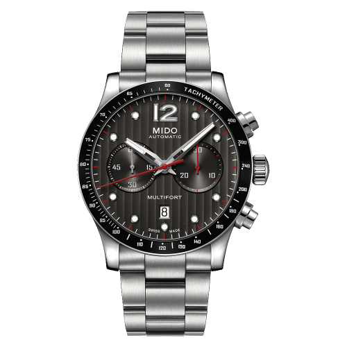 Наручные часы Mido Мужские наручные часы MIDO MULTIFORT CHRONOGRAPH M0256271106100, серебряный