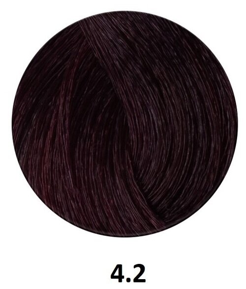 PUNTI DI VISTA Nuance Краска для волос с церамидами 4.2 каштановый фиолетовый, 100 мл