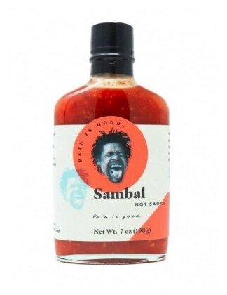 Острый соус Pain is Good Sambal Hot Sauce - фотография № 1