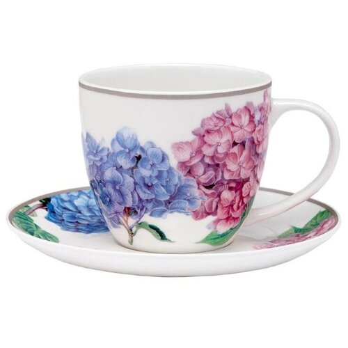 ASHDENE Чашка с блюдцем Hydrangeas