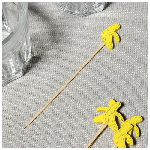Шпажки Мадагаскарский банан 12 см набор 25 шт 600₽