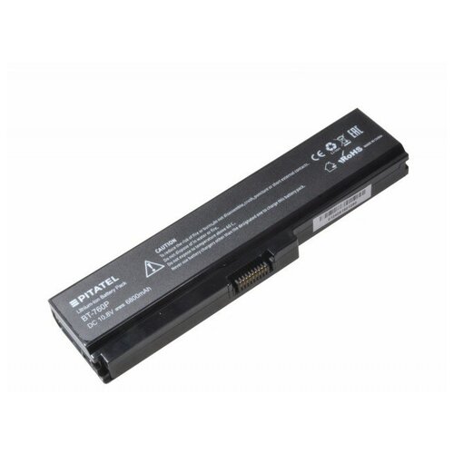 фото Аккумуляторная батарея усиленная pitatel для ноутбука toshiba pabas178 10.8v (6800mah)