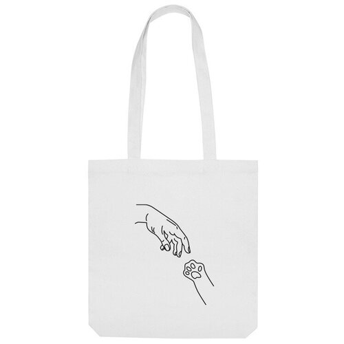 фото Сумка «paw» (белый) us basic