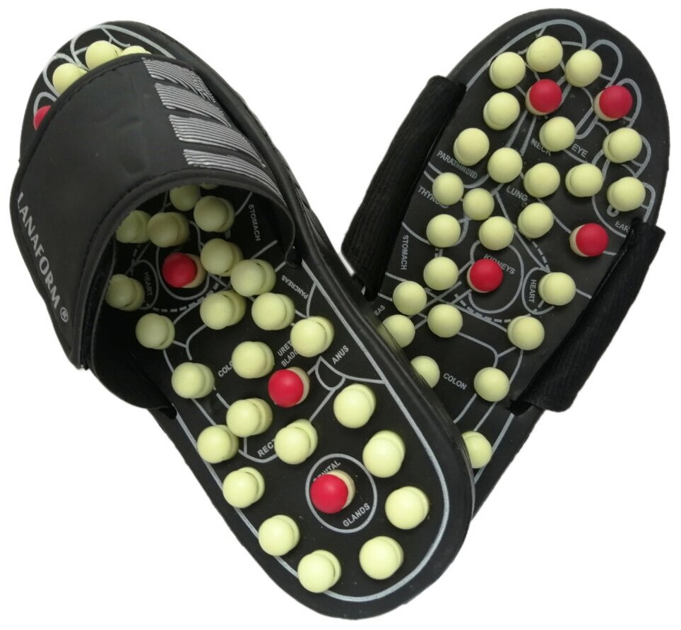 Рефлекторные массажные тапочки PickMe. Размер M (39-40) - фотография № 2