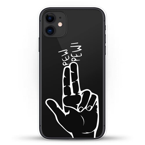 фото Силиконовый чехол pew-pew на apple iphone 11 andy & paul