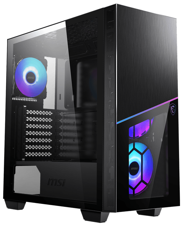 Корпус MSI MPG SEKIRA 100R / mid-tower, E-ATX, tempered glass / 4x120mm ARGB fans inc. / MPG SEKIRA 100R