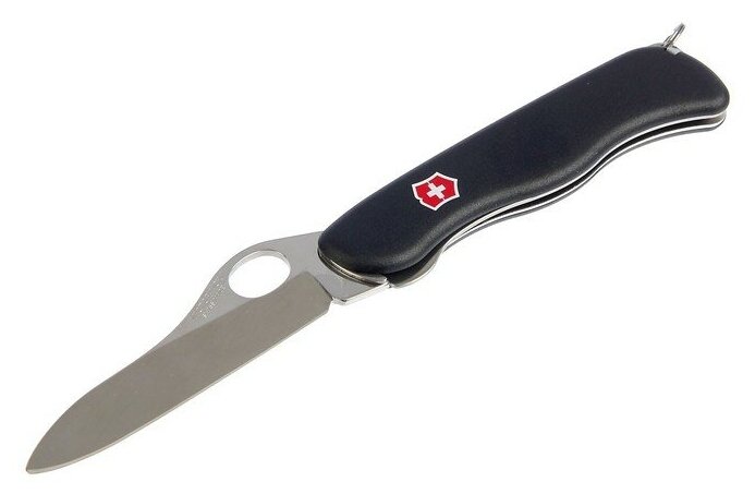 Нож перочинный Victorinox Sentinel One Hand (0.8413.M3) 111мм 4функций черный карт.коробка - фото №15