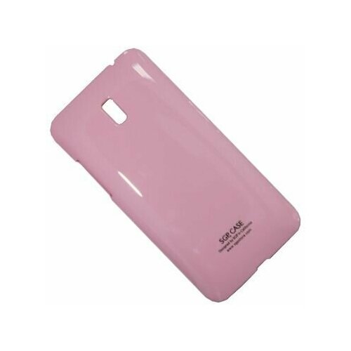 Чехол для HTC Desire 609D задняя крышка пластик лакированный SGP Case Ultra Slider <розовый>