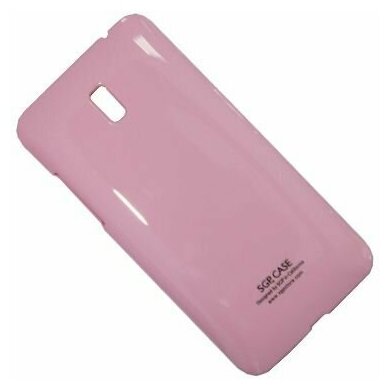 Чехол для HTC Desire 609D задняя крышка пластик лакированный SGP Case Ultra Slider <розовый>