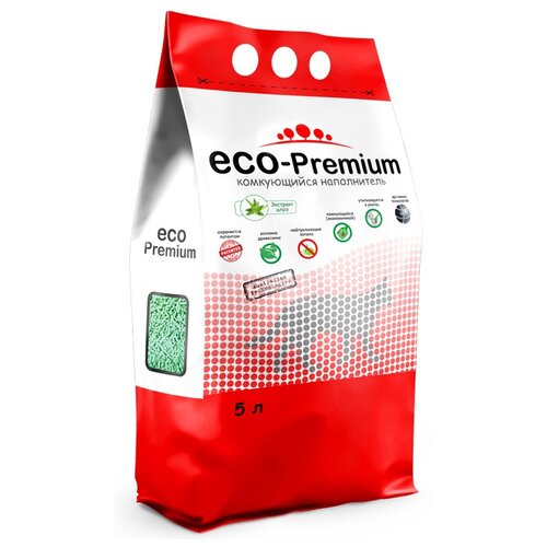 Наполнитель древесный ECO-Premium Алоэ 1.9 кг/5 л