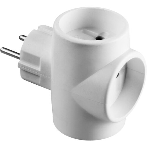 Разветвитель СИБИН электрический 3 гнезда 6А220В 555₽