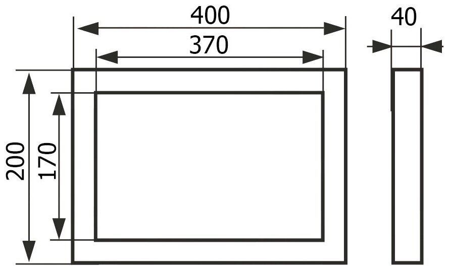 Ревизионный люк D4020 CERAMO настенный под плитку EVECS серебристый - фотография № 8