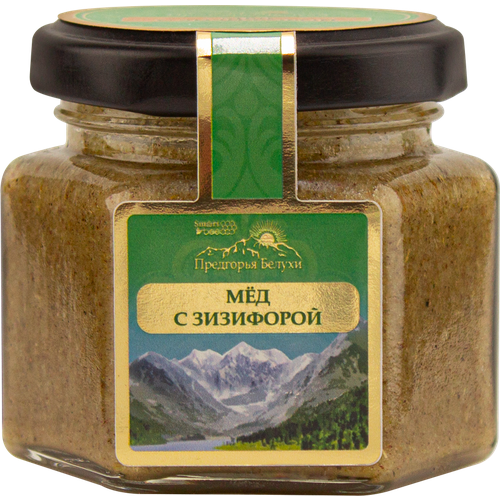 Мед горный натуральный разнотравье с зизифорой Предгорья Белухи / Smart Bee, 140 гр