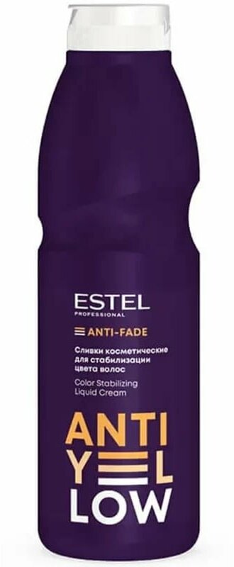 фото Молочко Estel Professional Anti-Yellow Сливки косметические для стабилизации цвета волос, 500 мл
